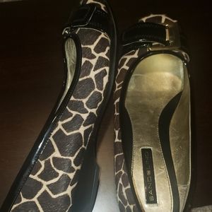 Giraffe Print Flats